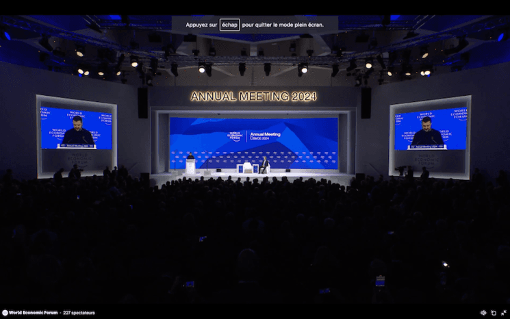 discours lors de Davos 2024