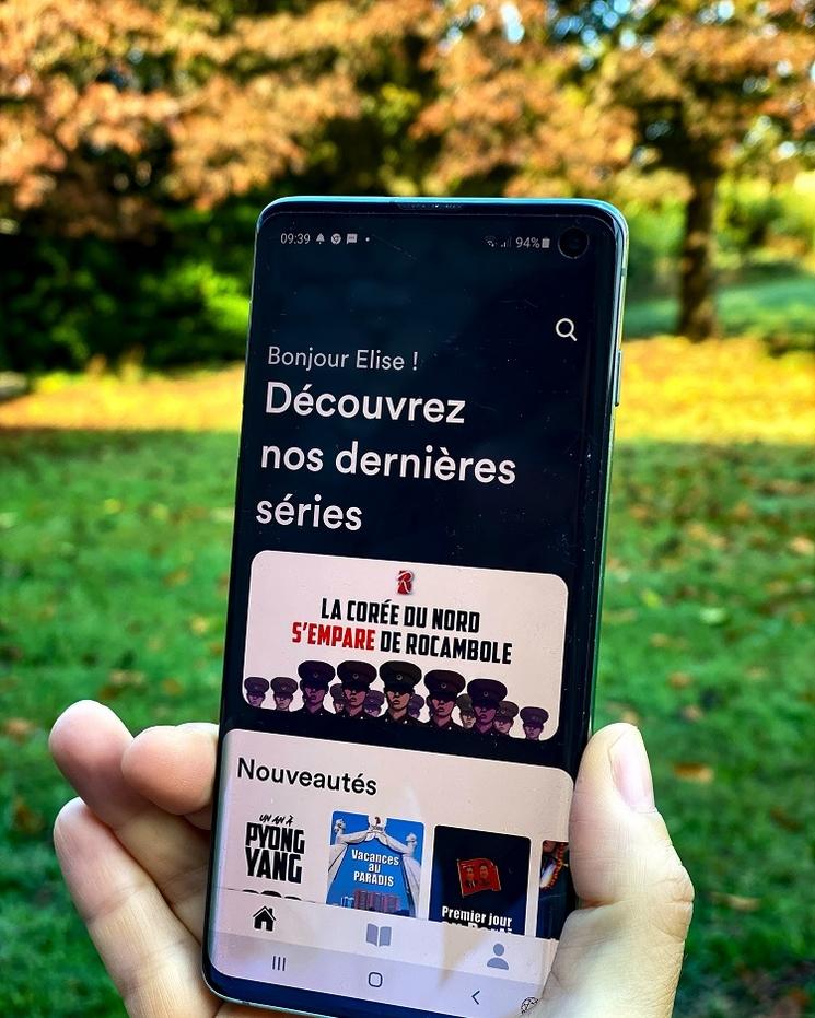 De nombreuses fictions ou non fictions sont disponibles sur l'appli