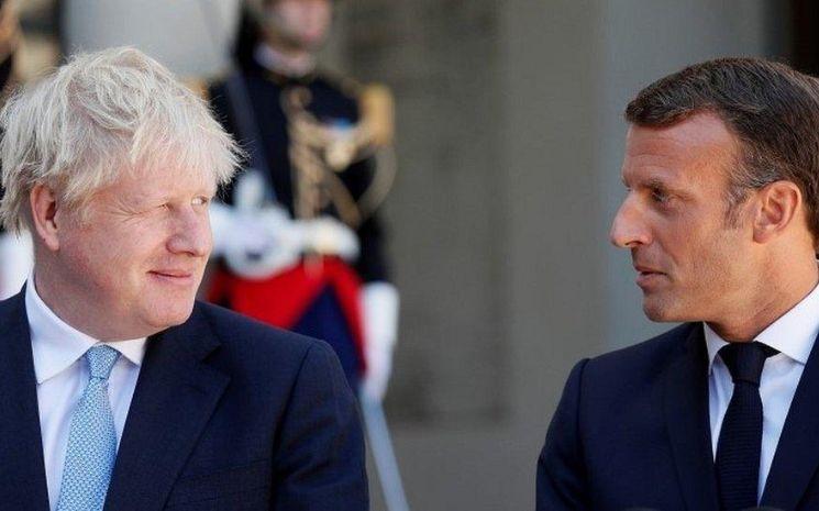 Boris Johnson et Emmanuel Macron