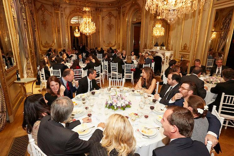 Un diner de gala à l'Ambassade de France en Argentine