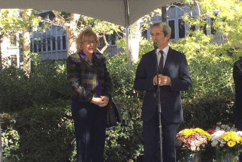 Manuela Carmena et Yves Saint Geours