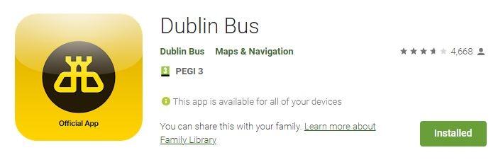 application Dublin Bus