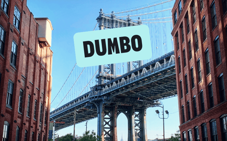 Le quartier de DUMBO à New York