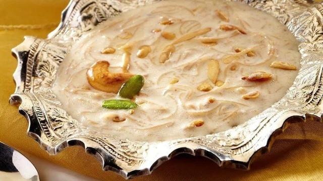 Un dessert Sheer Khurma pour Eid Ul Fitr