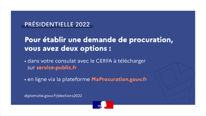 Demande de procuration