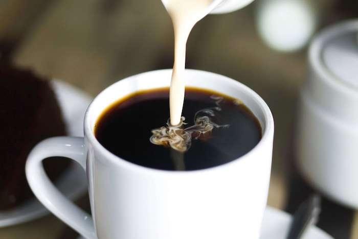 un café au lait à valencia