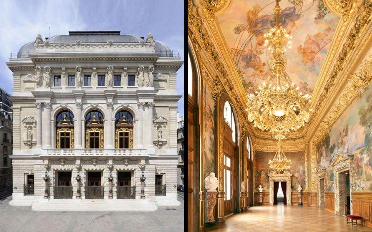 façade opéra comique foyer favart