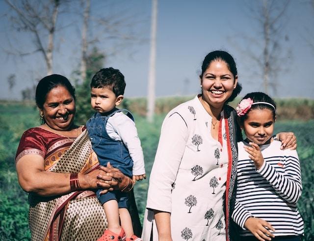 Une famille indienne