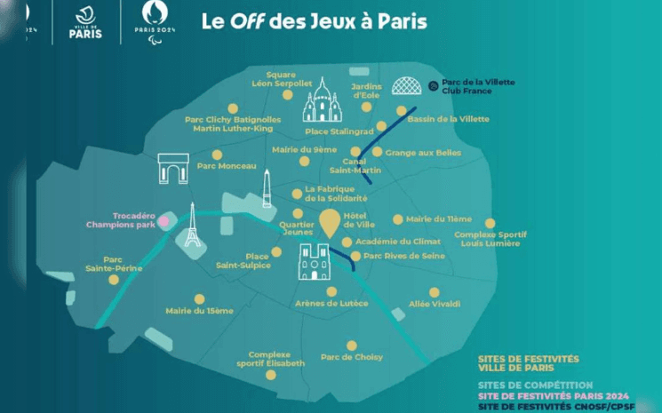 25 fan zones jo 2024 paris