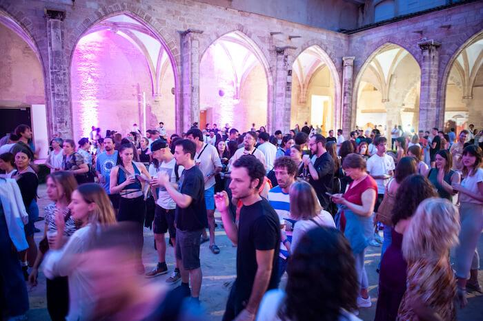 la foule dans le Centre del Carme lors de la fête de la musique à Valencia