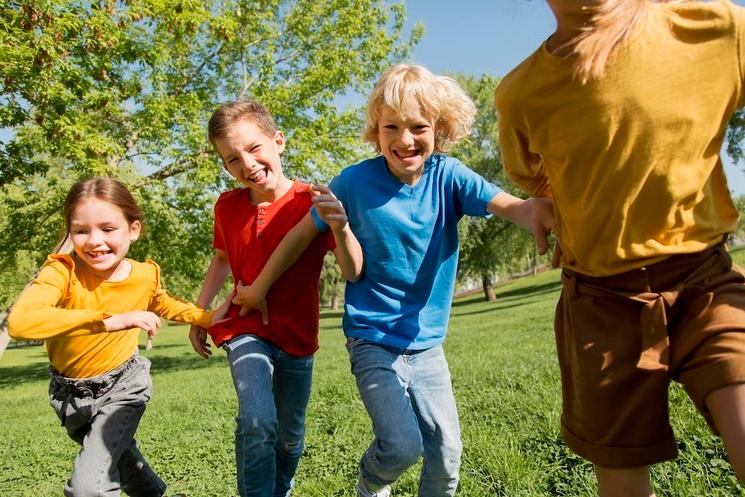 Enfants qui jouent dehors festival Copenhague