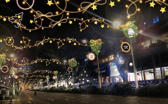 Illuminations sur Orchard Road (© ORBA)