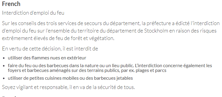 feu stockholm interdiction