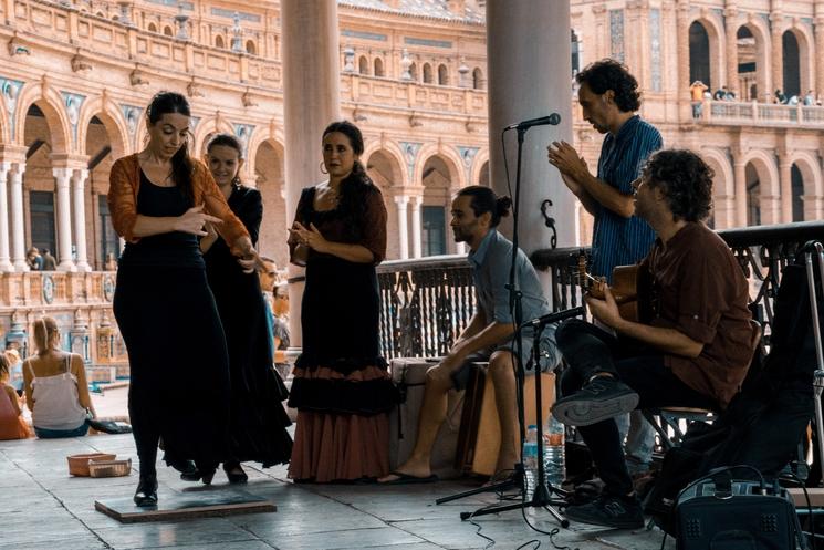 Flamenco, Plaza de España, Séville