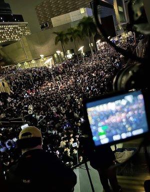 foule nouvel an hong kong 