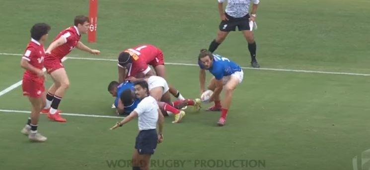 france contre canada 7s Los Angeles aout 22