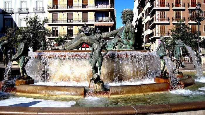 la fontaine du turia à Valencia 