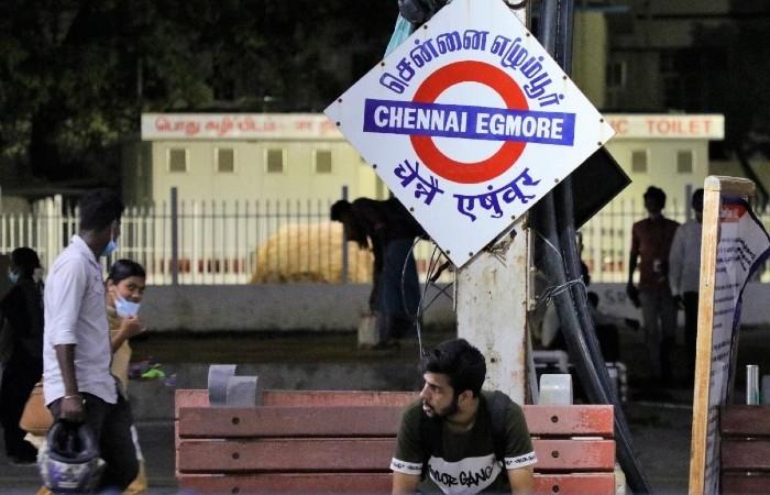 Gare de Chennai Egmore en Inde