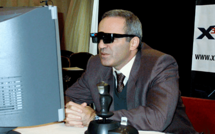 Garry Kasparov contre X3D Fritz en 2003