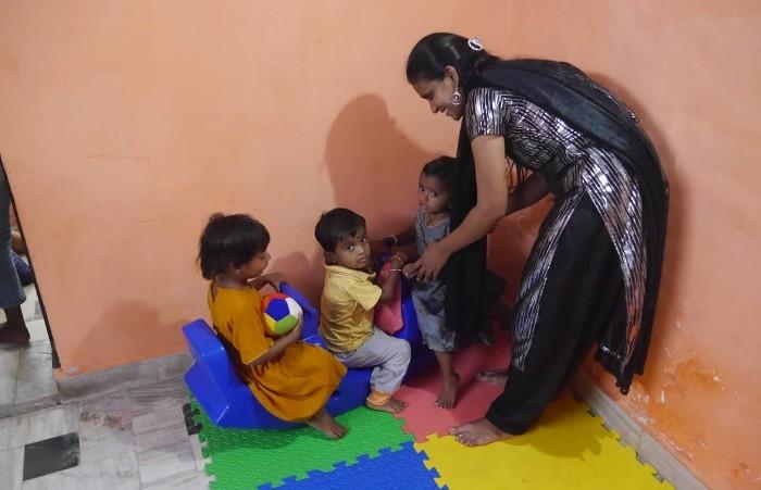 Le Balwadi, la maternelle de GIFT à Mumbai