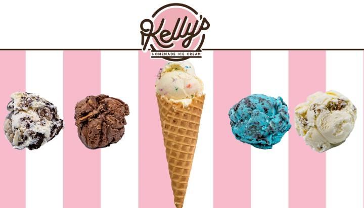 Kelly's homemade ice cream shop