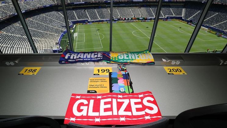 tribune réservée pour christophe gleizes pour la coupe du monde 