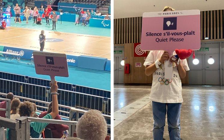 goalball silence jeux paralympiques paris 2024