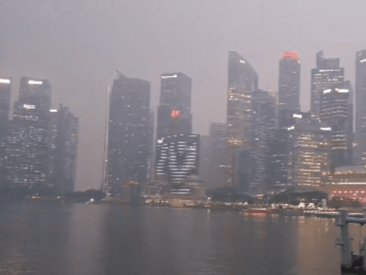extrait vidéo du haze le 28 septembre 2026 à Singapour 
