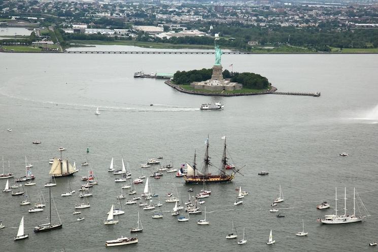 l'hermione aux Etats-Unis