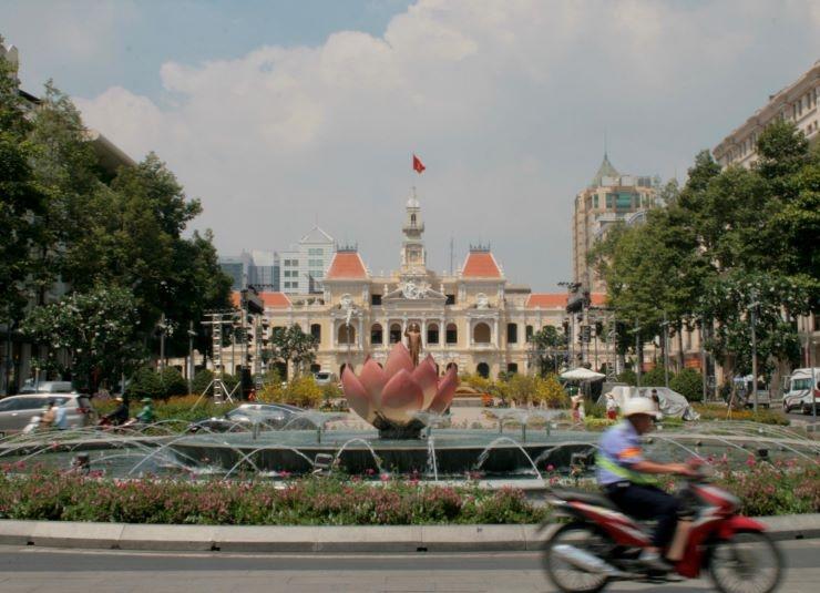 Hôtel de ville, Ho Chi Minh Ville, Vietnam. 