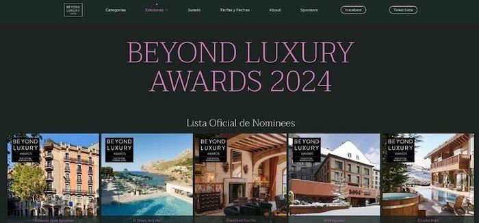 site beyond luxury awards