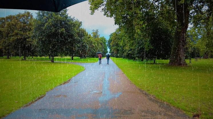 hyde park pluie londres