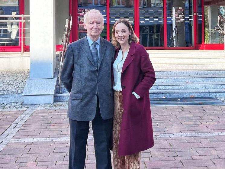 Danuta Pieter et son père Jacek Pieter