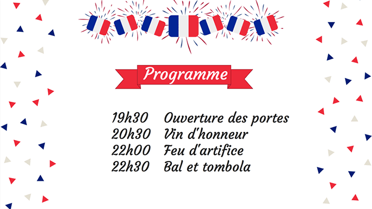 Programme 14 juillet