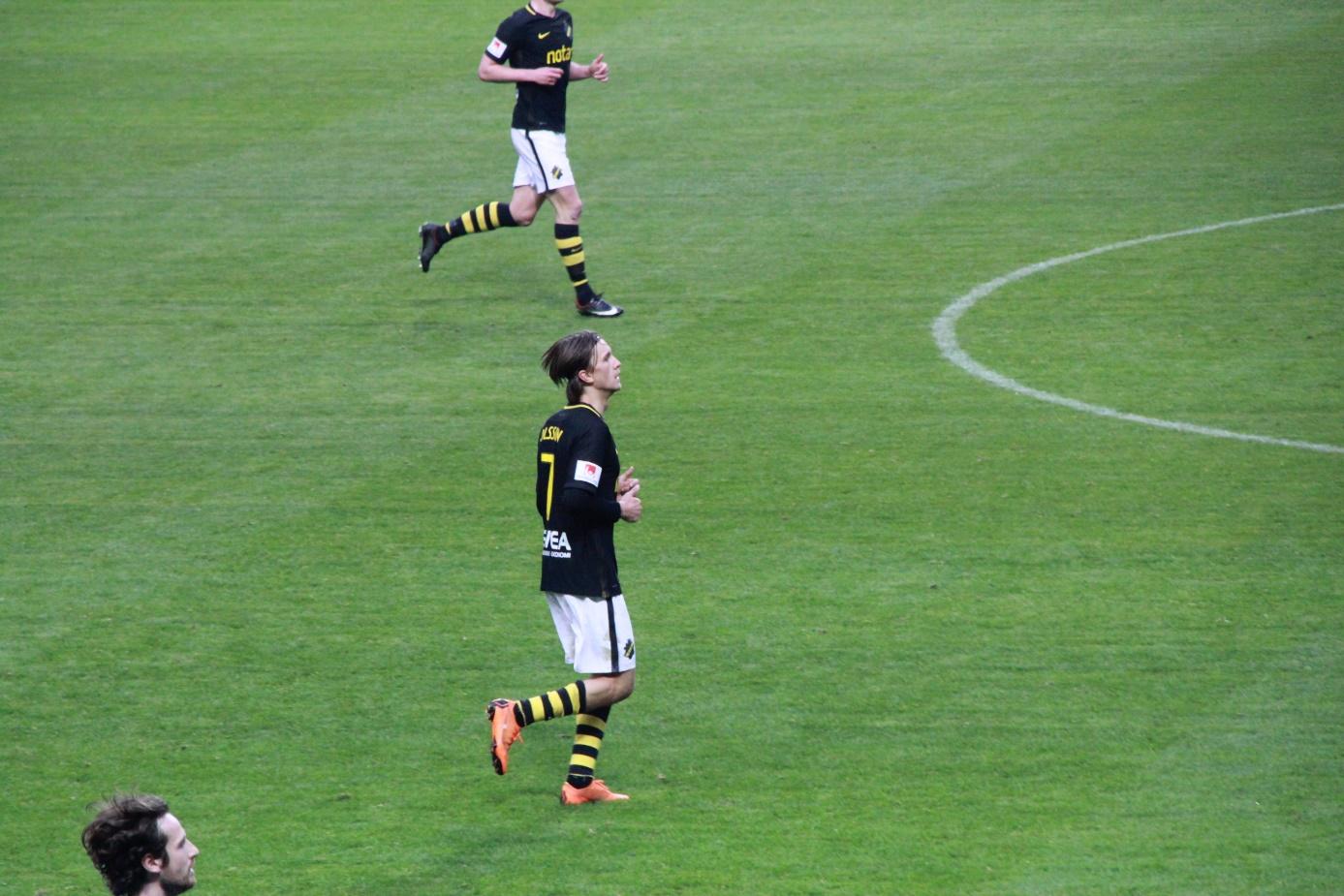 Kristoffer Olsson, homme du match ce dimanche face à Göteborg. ©Yusuf Hawadleh 