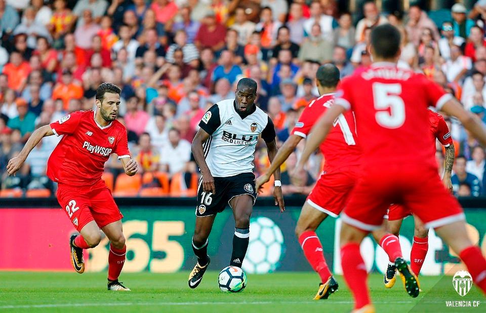 Kondogbia a dû faire face à un marquage rugeux ce soir