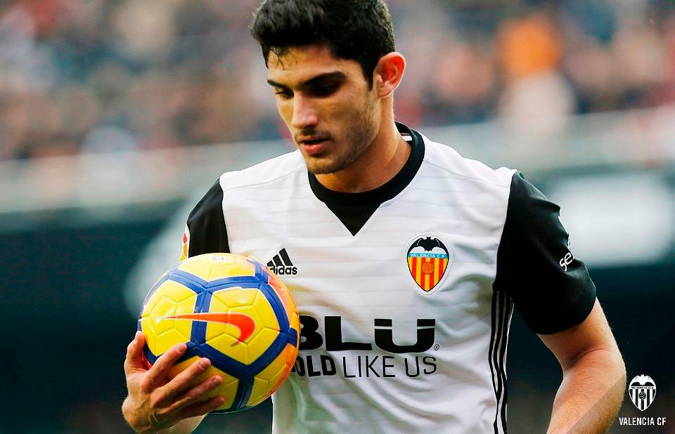 le portugais Gonzalo Guedes, joueur du Valencia CF