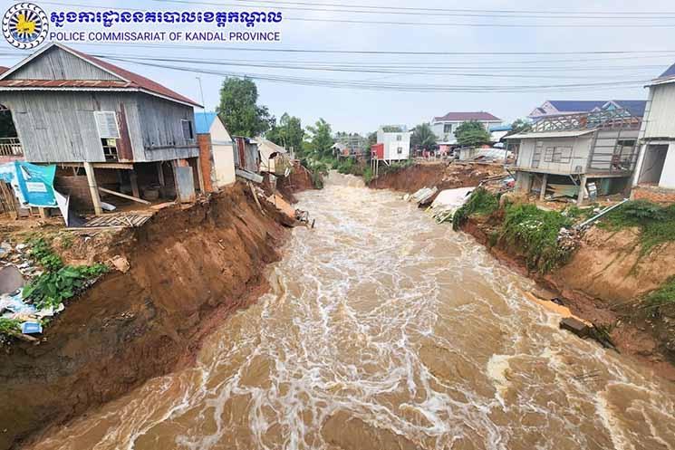 innondation takmao cambodge