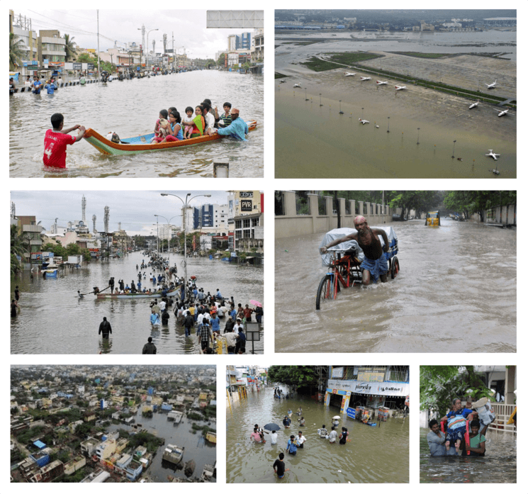 Cyclone Burevi inde