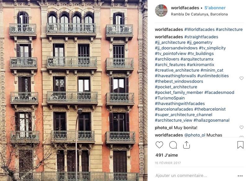 Instagram, façades, influenceurs, Espagne
