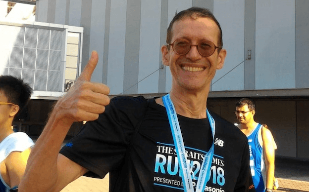 Jean-Michel Bardin, retraité à Singapour