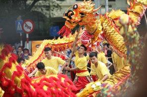 Jeux populaires dragon au Vietnam