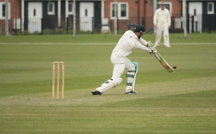 Un joueur de cricket
