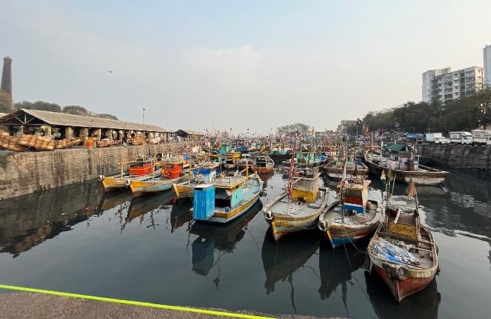 Les bateaux de pêche à Colaba