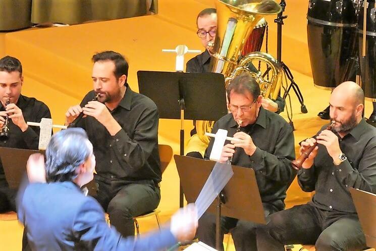 l'orchestre composé de dolçainers