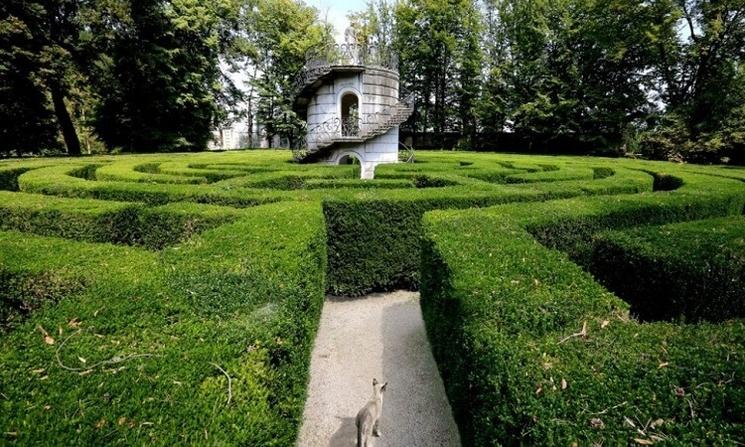 labyrinthe du château di masino