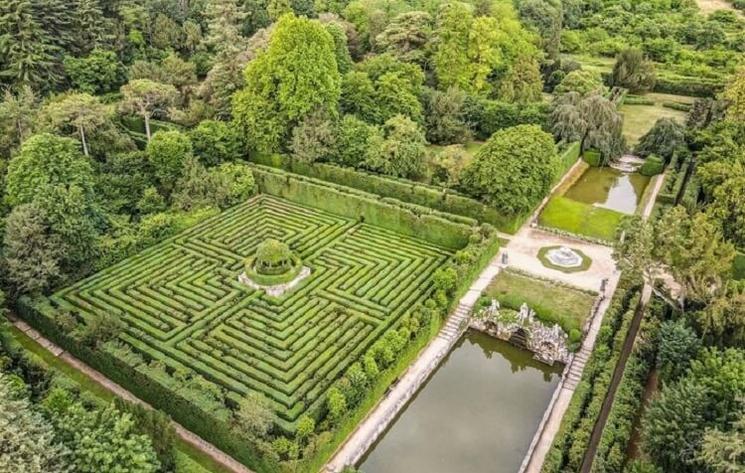 labyrinthe du jardin Barbarigo