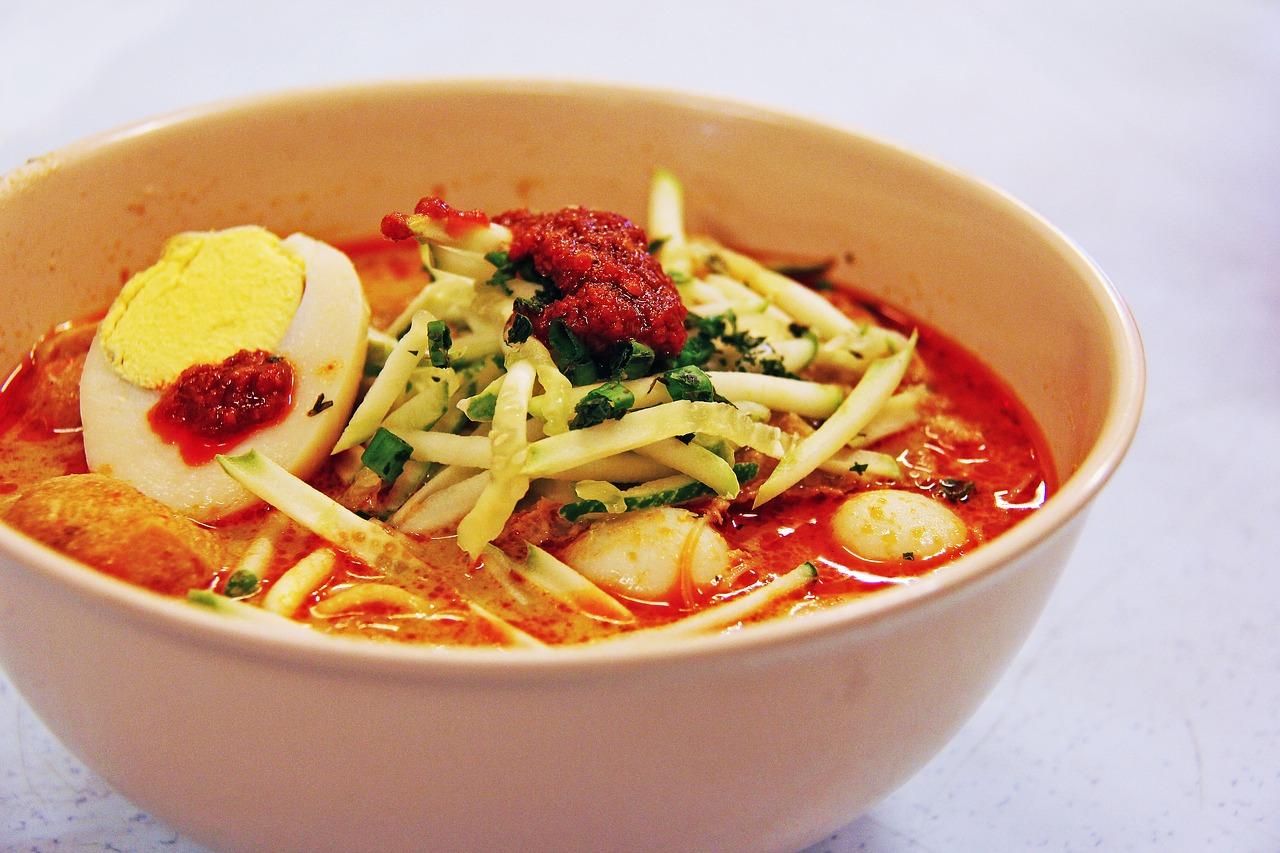 laksa street food