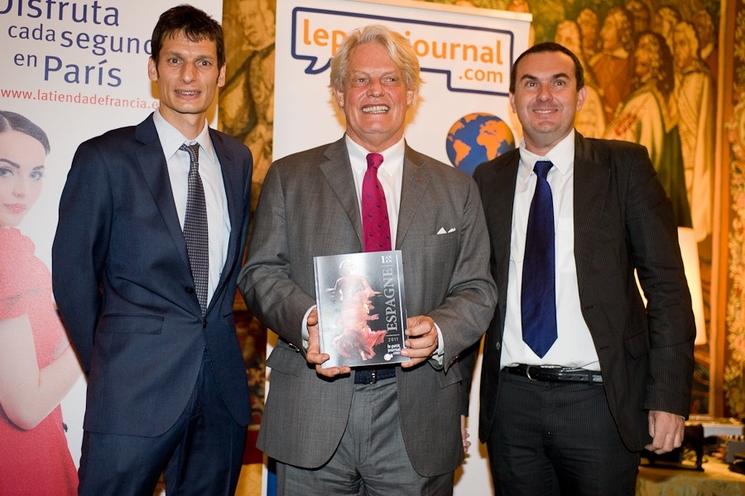 Vincent Garnier, lors du lancement en Espagne de l'almanach