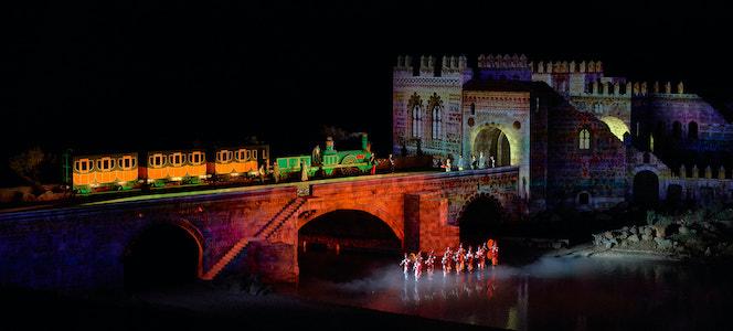 Un moment de l'invasion napoléonienne pendant le spectacle du puy du fou espagne